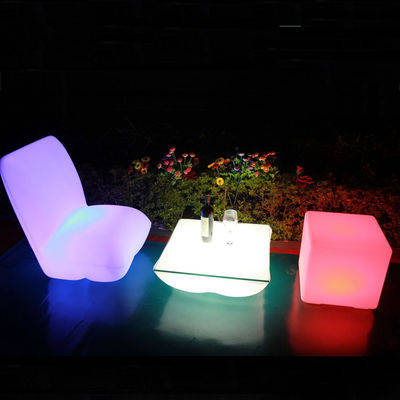 portabile Tavolo di illuminazione mini quadrato per patio esterno