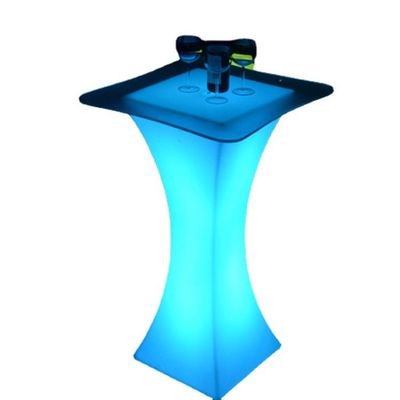 Tavolo da esterno a LED LED Glow Bar Tavolo illuminato tavolo da cocktail