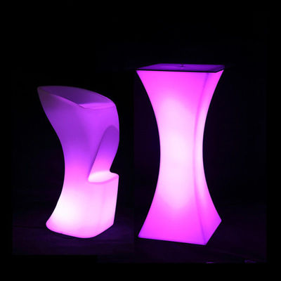 Quadratura LED luce tavola da cocktail illuminato impermeabile per il matrimonio