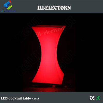 Quadratura LED luce tavola da cocktail illuminato impermeabile per il matrimonio