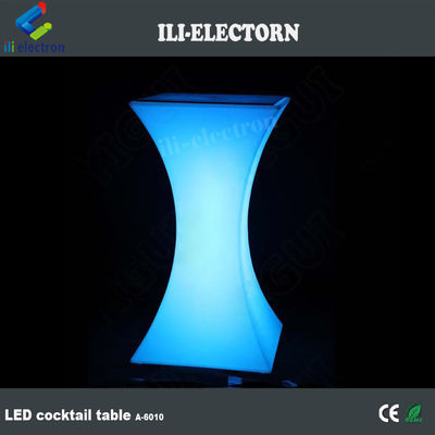 Quadratura LED luce tavola da cocktail illuminato impermeabile per il matrimonio