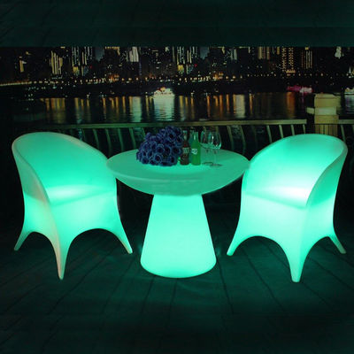 Tavolo da pranzo LED ricaricabile in plastica luminosa per uso domestico