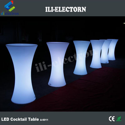IP 65 PE di plastica giardino RGB led illuminato tavolo da bar cocktail per festa ed evento