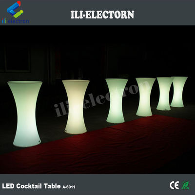 IP 65 PE di plastica giardino RGB led illuminato tavolo da bar cocktail per festa ed evento