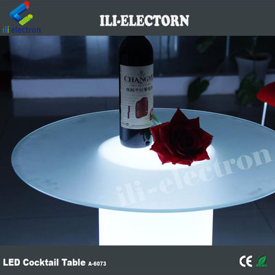 Tavolo da tavolo in vetro illuminato tavolo da bar a led tavolo da cocktail