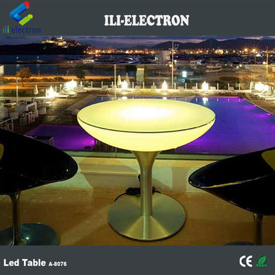 Tavoli da cocktail in plastica a luce a LED con tetto alto 106 cm per feste