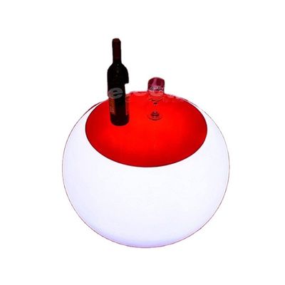 Tavolo da caffè rotondo a led illuminato