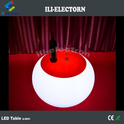 Tavolo da caffè rotondo a led illuminato