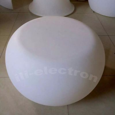 Tavolo da caffè rotondo a led illuminato