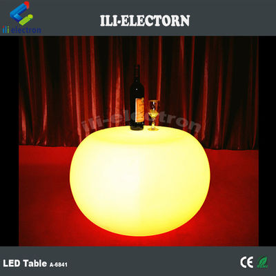 Tavolo da caffè rotondo a led illuminato