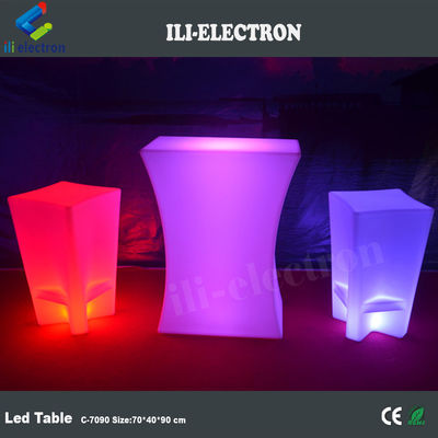 Tavola a LED a prova d'acqua illumina la tavola mobili da bar tavola da caffè a LED