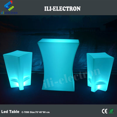 Tavola a LED a prova d'acqua illumina la tavola mobili da bar tavola da caffè a LED
