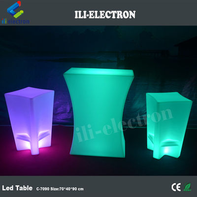 Tavolo da caffè illuminato a led ricaricabile