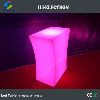 Tavolo da caffè illuminato a led ricaricabile