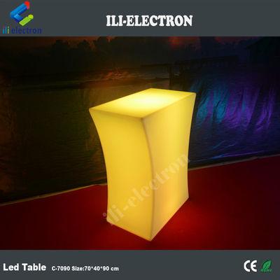 Tavolo da caffè illuminato a led ricaricabile