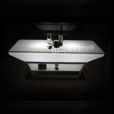 Tavolo da bar/salotto/tavolo da soggiorno luminoso a LED in plastica PE