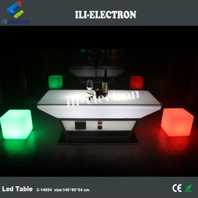 Tavolo da bar/salotto/tavolo da soggiorno luminoso a LED in plastica PE