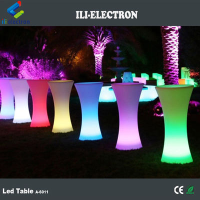 Evento night club ragazzo alto luminoso led tavolo da cocktail illuminazione portatile alto top RGB tavolo da cocktail