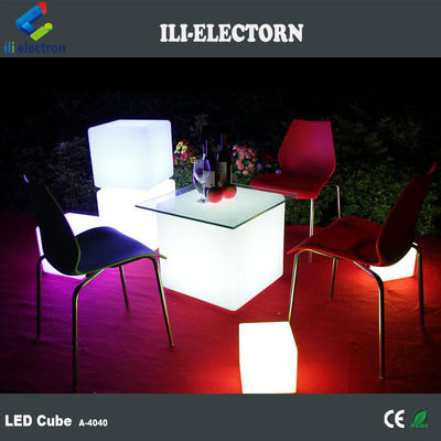 mobili da patio in plastica a led che cambiano colore