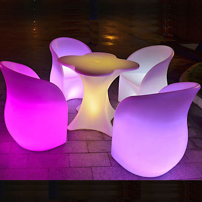 Tavoli da bar a led luminosi a batteria ricaricabile