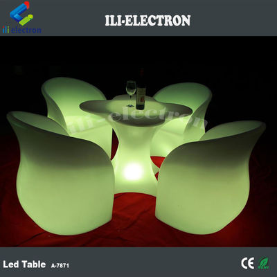 Tavoli da bar a led luminosi a batteria ricaricabile