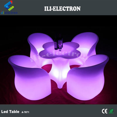 Tavoli da bar a led luminosi a batteria ricaricabile