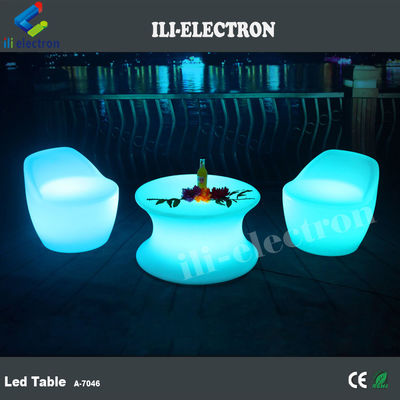 Tavoli da bar a LED impermeabili ricaricabili con controllo tattile