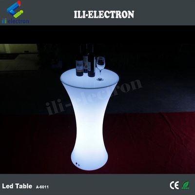 Mobili da bar in plastica Tavolo da cocktail a led 50000 ore durata della batteria