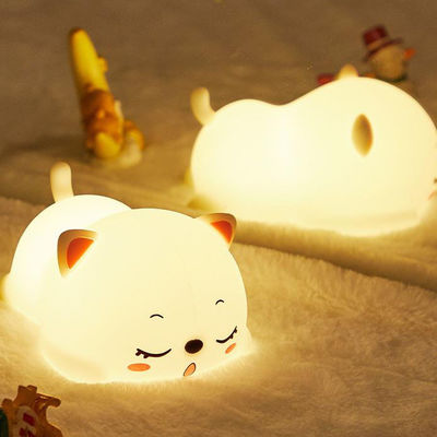 Controllo del tocco Luce notturna in silicone per bambini e bambini