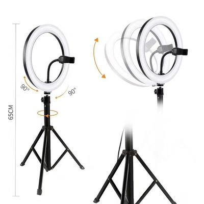 8&quot; 10&quot; 12&quot; Kit Studio Fotografico Anello Luci LED Anello 1200 LM