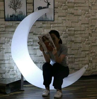 Decorazione di eventi luminosa di plastica led luna oscillazione