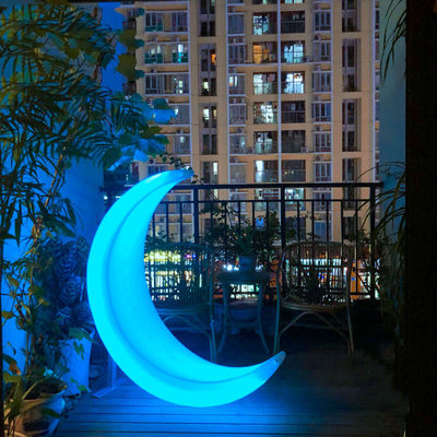 Strutture ricreative Balanci di plastica Poltrona a luce lunare 16 colori variabili