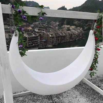 Strutture ricreative Balanci di plastica Poltrona a luce lunare 16 colori variabili