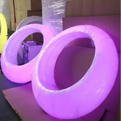 Decorazione per eventi Lampade luminose a led in plastica per patio mobili per esterni