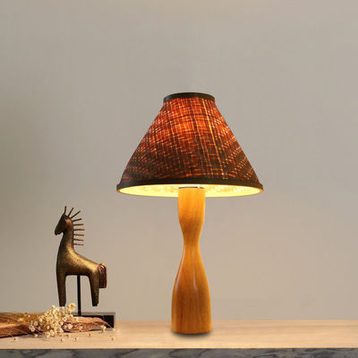 Lampada da letto in bambù personalizzata 2700K Bianco morbido caldo per la decorazione domestica
