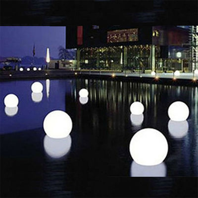 PE Plastico Glow Ball Light Remote Control Portatile Per Piscina