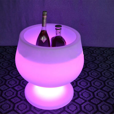 Vino di plastica LED Ice Bucket lampeggiante ricaricabile per all'aperto