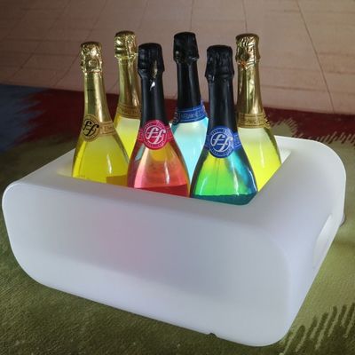 Certificato CE/ ROHS SMD 5050 PE Plastic LED Ice Bucket 16 Colori Cambiabile Illuminato