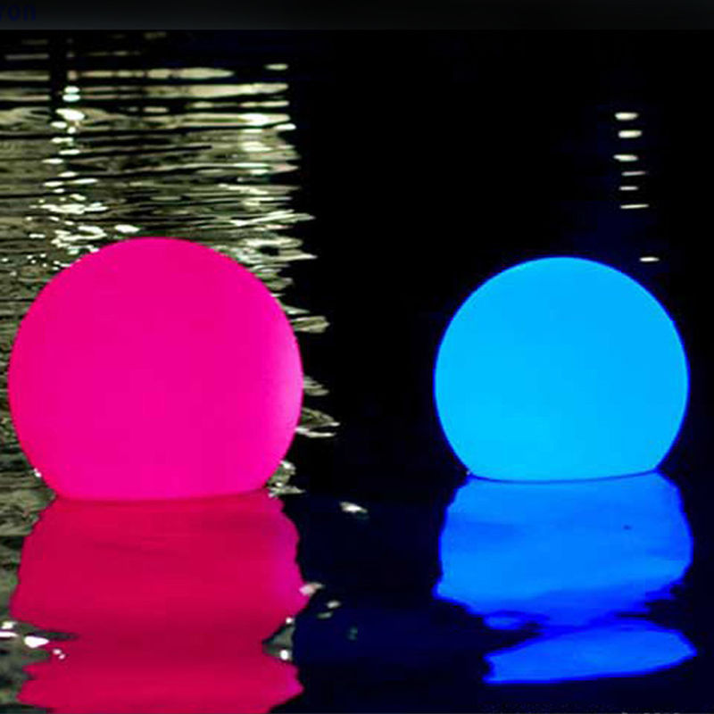 Piscine a LED luci luminose palla impermeabile galleggiante 16 colori mutevoli
