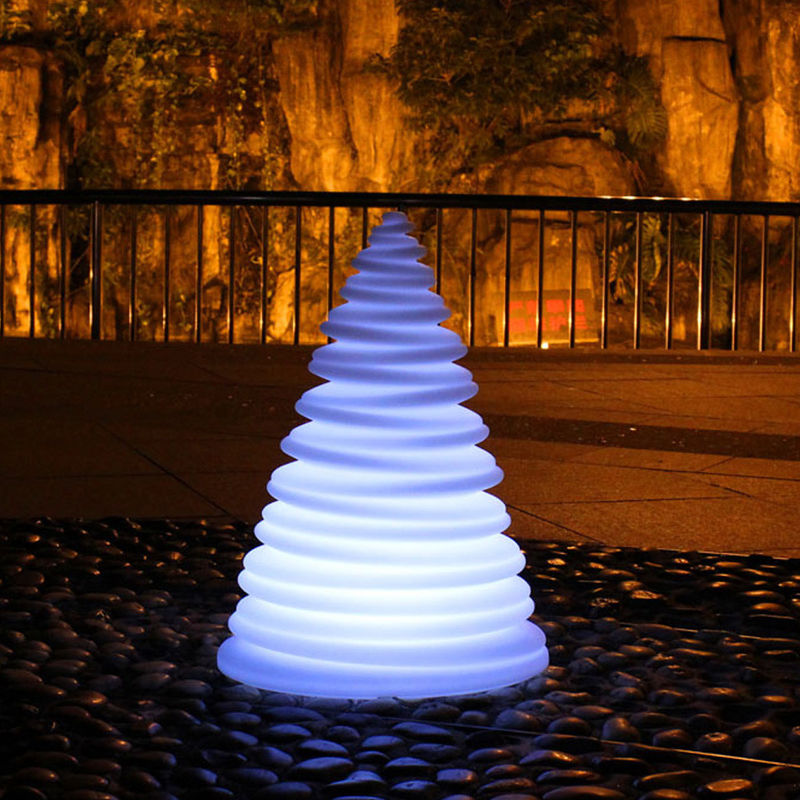 Plastico LED piscina luci fluorescenti senza fili impermeabile per la decorazione di Natale