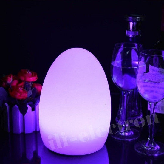 Ricarica USB LED moderna batteria al litio integrata Batteria integrata ricaricabile Lampada da tavola a led per uova da letto