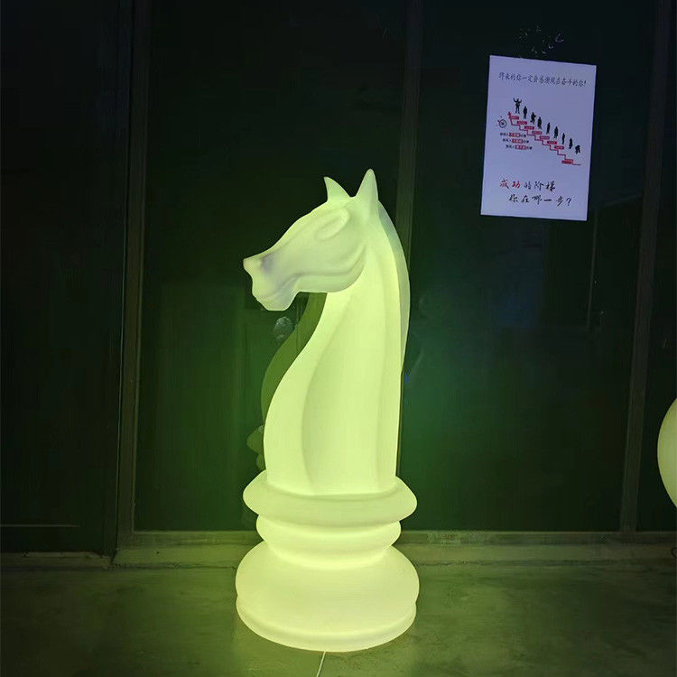 Cavallo di mare Cambiare forma colore luce da giardino luce a LED di plastica ricaricabile