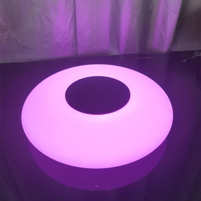 LED UFO forma piscina luci luminose a energia solare per ornamento giardino