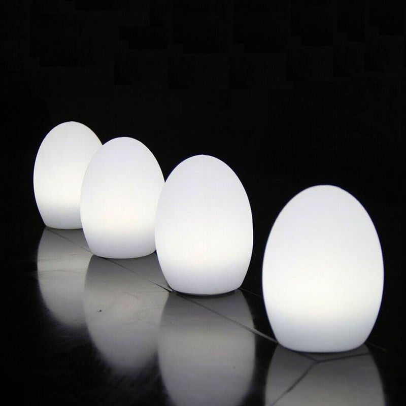 Lampade a LED a forma di uovo senza fili, lampada Egg Mood per club notturno all' aperto