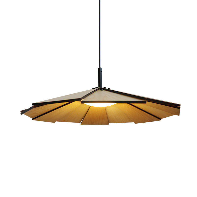 Di buona qualità pendente murale interno bambù legno camera da letto rattan lampada ombra lampade fatte a mano