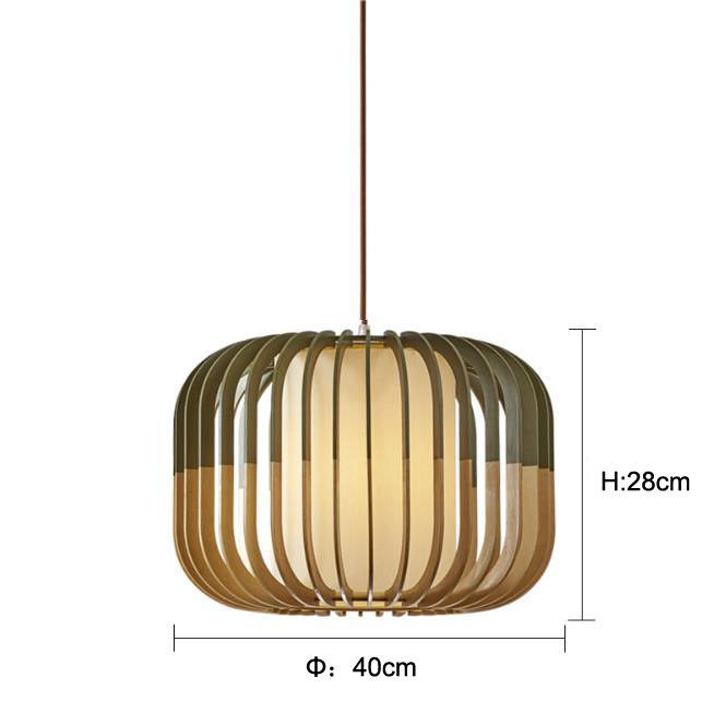 Nodic Rattan Pendant Light Chandelier Switch Control per la decorazione domestica