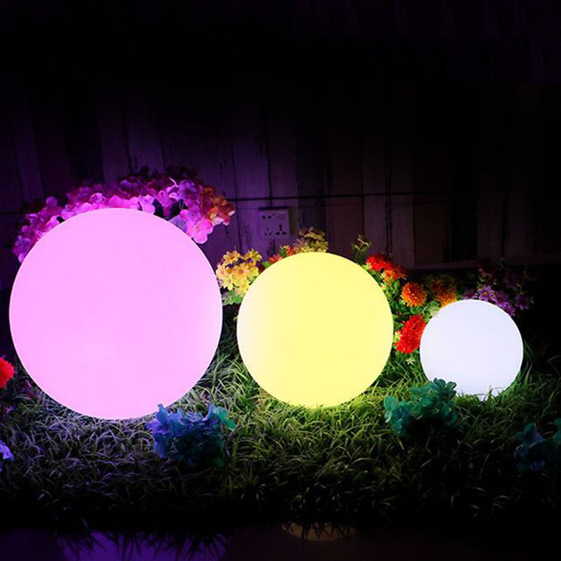 30 cm di luce solare a sfera luminosa IP54 impermeabile per la decorazione del terreno