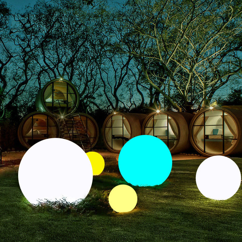 Plastico LED palline luminose a cambiamento di colore 10cm 80cm resistente all'acqua per le vacanze