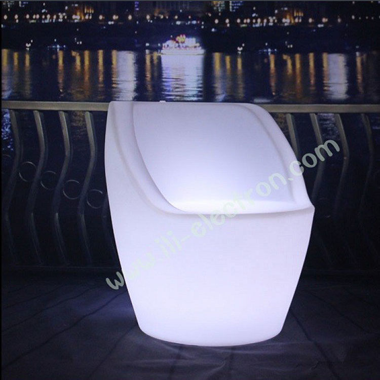 poltrona da festa portatile ricaricabile illuminata a LED multicolore