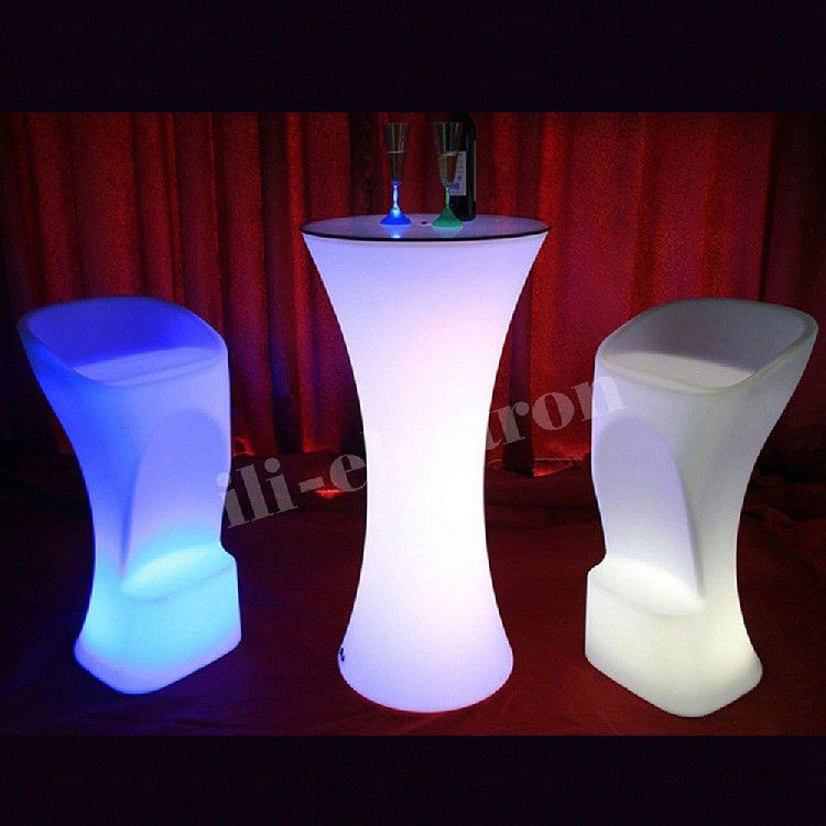 50*48*90cm Comodo sedile da bar a led illuminato/Sedile da cocktail illuminato/Sedile da bar a led illuminato